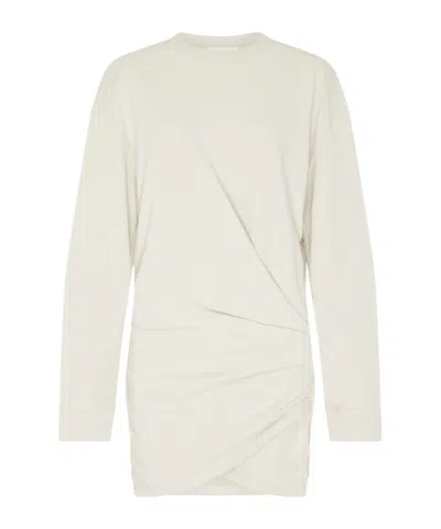 Isabel Marant Étoile Off-white Pipper Minidress In 23ec Ecru