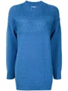 Isabel Marant Étoile Long-sleeve Knitted Jumper In Blue