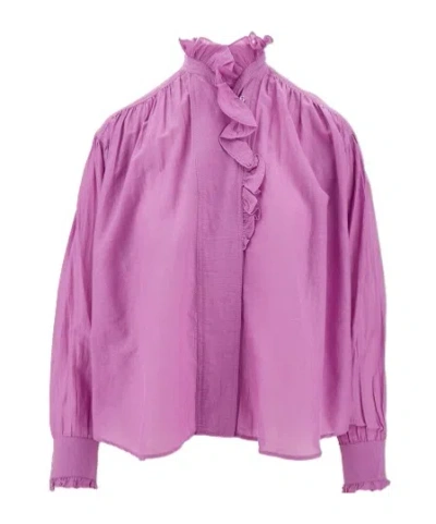 Isabel Marant Étoile Long Sleeve Shirt In Pink