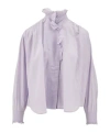 Isabel Marant Étoile Long Sleeve Shirt In White