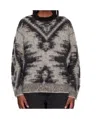 Isabel Marant Étoile Long Sleeve Sweater In Black