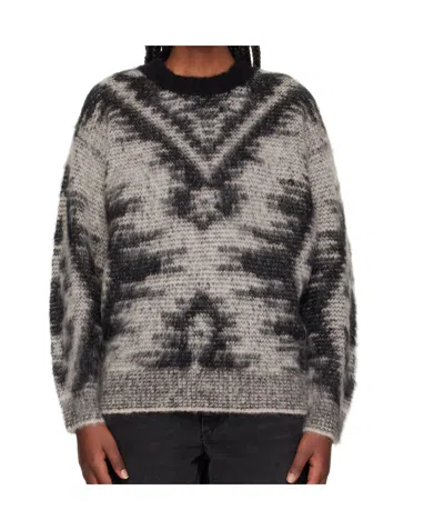 Isabel Marant Étoile Long Sleeve Sweater In Black