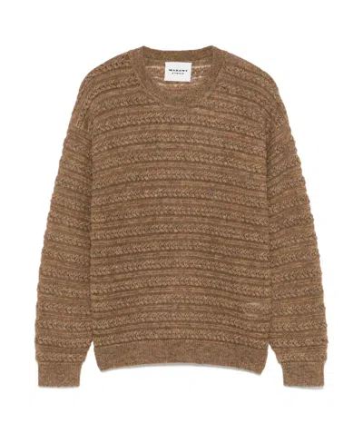 Isabel Marant Étoile Long Sleeve Sweater In Brown