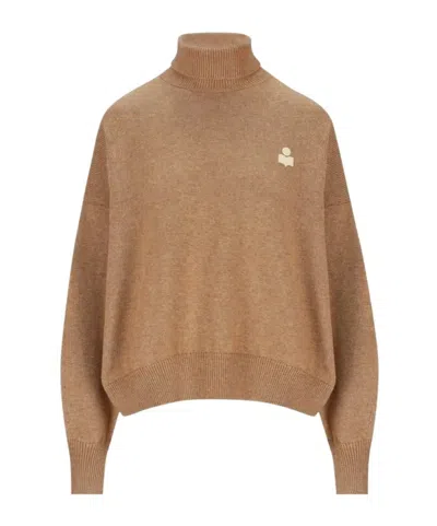 Isabel Marant Étoile Long Sleeve Sweater In Brown