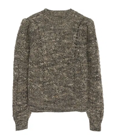 Isabel Marant Étoile Long Sleeve Sweater In Brown