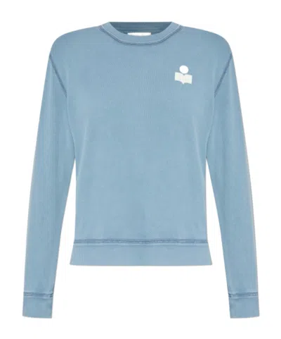 Isabel Marant Étoile Long Sleeve Sweatshirt In Blue