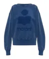 Isabel Marant Étoile Long Sleeve Sweatshirt In Blue