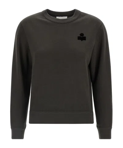 Isabel Marant Étoile Long Sleeve Sweatshirt In Brown
