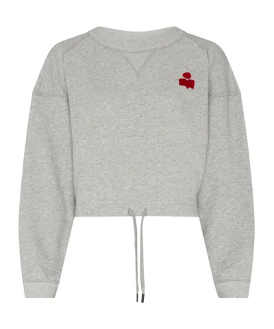 Isabel Marant Étoile Long Sleeve Sweatshirt In Gray