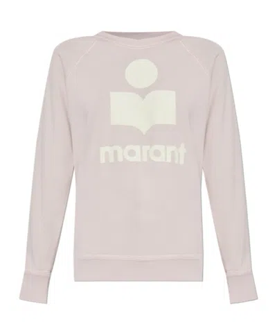 Isabel Marant Étoile Long Sleeve Sweatshirt In White