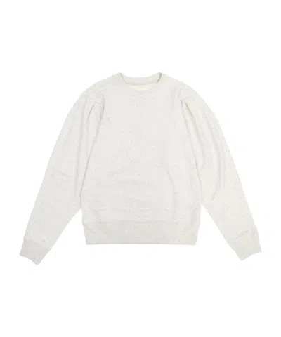 Isabel Marant Étoile Long Sleeve Sweatshirt In White