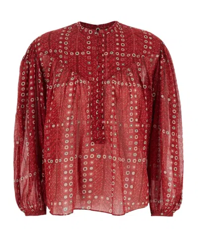ISABEL MARANT ÉTOILE ISABEL MARANT ÉTOILE SALIKA PATTERNED TOP