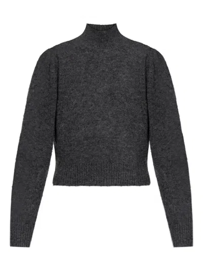 Isabel Marant Étoile Long-sleeve Turtleneck Sweater In Gray
