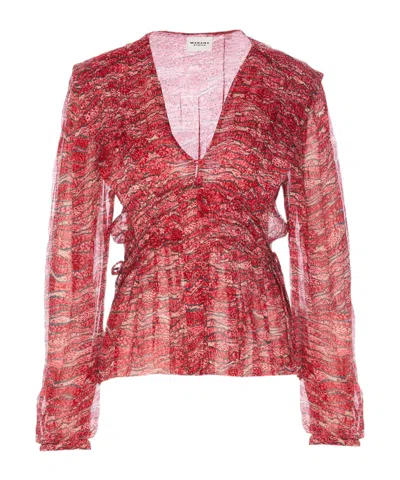 ISABEL MARANT ÉTOILE ISABEL MARANT ÉTOILE AXELINE TEXTURED TOP