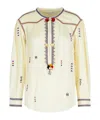 Isabel Marant Étoile Bluse Pelson In White Viscose In White
