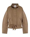 Isabel Marant Étoile Long-sleeved Casual Jacket In Brown