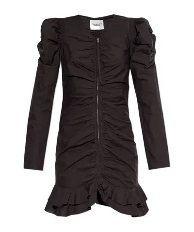 Isabel Marant Étoile Long-sleeved Dress In Black