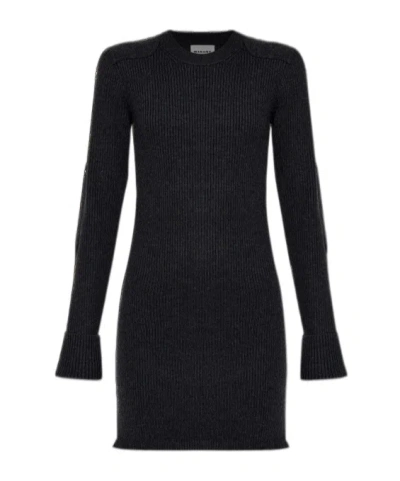 Isabel Marant Étoile Long-sleeved Dress In Black