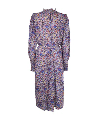 Isabel Marant Étoile Long Sleeved Dress In Gray