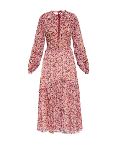 Isabel Marant Étoile Long Sleeved Dress In Pink