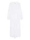 Isabel Marant Étoile Gisela Lace-trimmed Cotton Maxi Dress In White