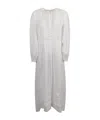 Isabel Marant Étoile Gisela Cotton Dress Pleated Front In White