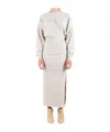 Isabel Marant Étoile Sandrina Wrap Midi Dress In White