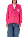 Isabel Marant Étoile Karin Cardigan In Pink