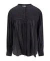 Isabel Marant Étoile Isabel Marant Etoile Woman Plalia Woman Black Shirts In Black