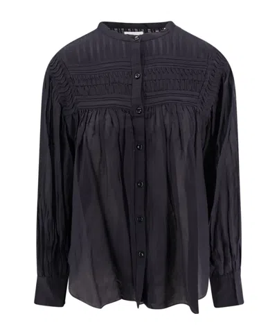 ISABEL MARANT ÉTOILE ISABEL MARANT ÉTOILE GATHERED DETAIL PLALIA BLOUSE