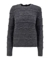 Isabel Marant Étoile Alpaca Blebd Sweater With Embroideries In Black