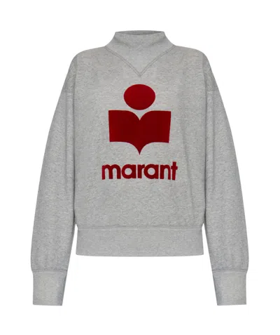 Isabel Marant Étoile Long-sleeved Sweater In Gray
