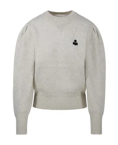 Isabel Marant Étoile Long-sleeved Sweater In Beige