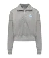 Isabel Marant Étoile Isabel Marant Etoile Ross Half Zip Sweatshirt In Gray