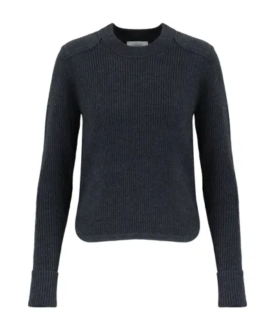 Isabel Marant Étoile Long-sleeved Sweater In Grey
