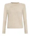 Isabel Marant Étoile Isabel Marant Etoile Ludma Gray Round Neck Sweater In Nude