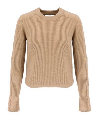 Isabel Marant Étoile Long-sleeved Sweater In Nude