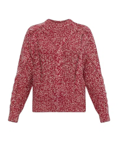 Isabel Marant Étoile Karol Cable-knit Sweater In Red