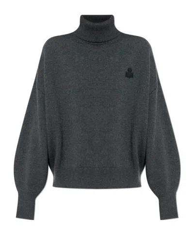Isabel Marant Étoile Long-sleeved Sweater In Gray