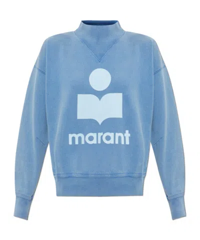 Isabel Marant Étoile Long-sleeved Sweatshirt In Blue