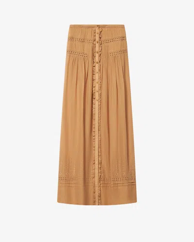Isabel Marant Étoile Loraine Skirt In Brown
