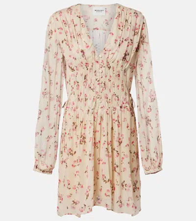 ISABEL MARANT ÉTOILE LORIENA FLORAL MUSLIN MINIDRESS