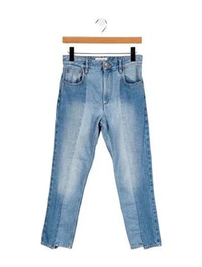 Pre-owned Isabel Marant Étoile Low-rise Straight Leg Jeans In Blue