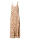 Isabel Marant Étoile Luxie Floral-pattern Midi Dress In Neutral