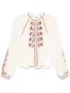 Isabel Marant Étoile Marant Etoile Women Lynne Biologic Cotton Shirt In White