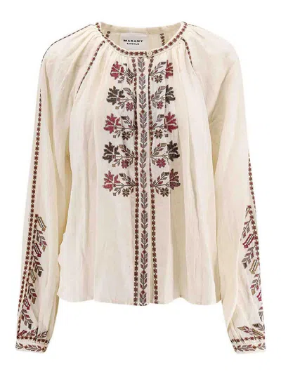Isabel Marant Étoile Marant Etoile Women Lynne Biologic Cotton Shirt In Neutral