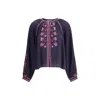 Isabel Marant Étoile Lynne Women's Shirt In Purple