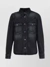 ISABEL MARANT ÉTOILE LYOCELL SHIRT WITH CHEST POCKETS AND FADED WASH