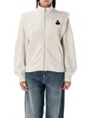Isabel Marant Étoile Marant Etoile Women Organic Cotton Blend Sweatshirt In Gray