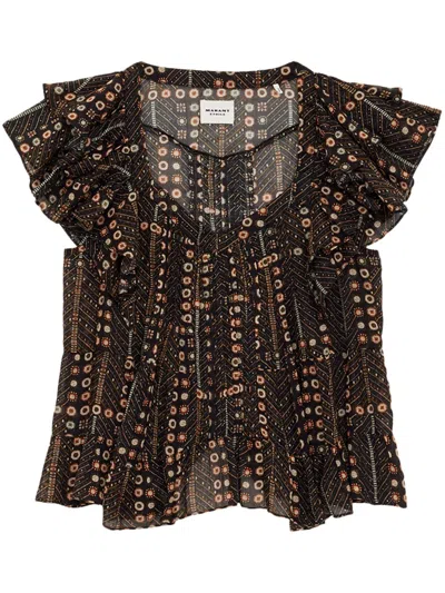 Isabel Marant Étoile Madrana Blouse In Black
